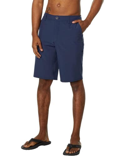O'Neill Loaded 2.0 Hybrid Shorts Mens 29 Navy Stretch Flat Front Zip Fly GBO2209