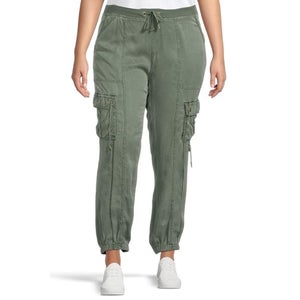 XCVI Poe Banded Pants Women's Small Heritage Park Drawstring Waist Cargo GBO2243