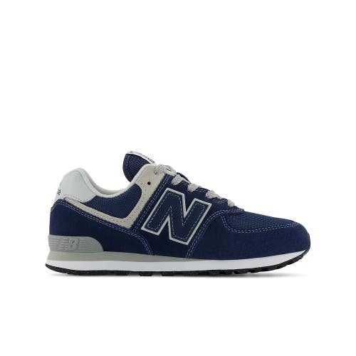 New Balance 574 GC574EVN Kids US 4.5 Navy Blue Lace-Up Lifestyle Shoes VER1033