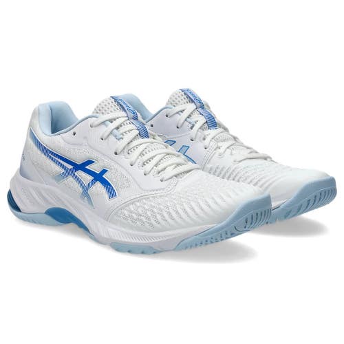 Asics Netburner Ballistic FF 3 1052A069-111 Womens White Volleyball Shoes VER972