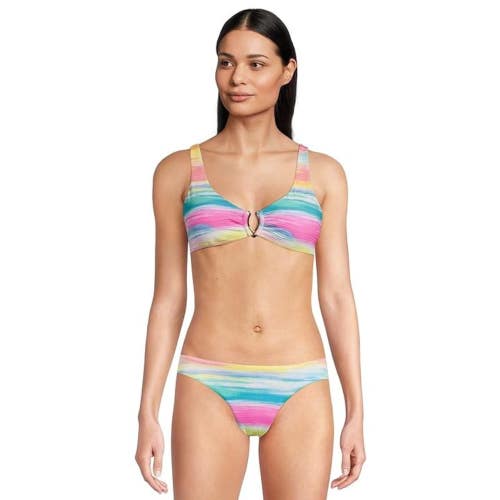 Becca Verano Stephanie Bralette Bra Women's S Mutlicolor Stretch Swimwear JZZ911