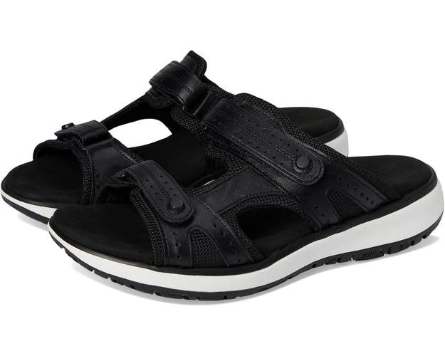 SAS Embark Sandals Women's 10.5 Black Slip On Round Toe Comfort Slide VER1396