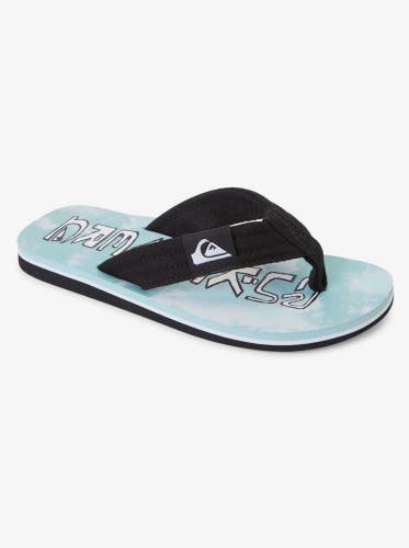 Quiksilver Molokai Layback AQBL100555-BYJ1 Sandals Boys Black Flip Flop JOBB2147