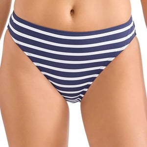 Tommy Bahama Coastline Stripe Bikini Bottom Women's Small Navy Hipster JZZ826