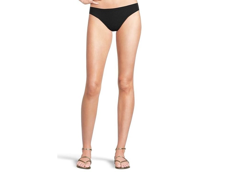 Sunsets Penny Hipster Swimwear Women Medium Black Pacifica Nylon Stretch JZZ848