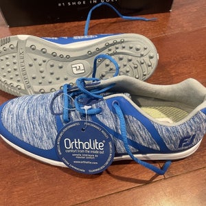 NEW! FootJoy Golf Women's Shoes Spikeless Leisure (Blue/White) - US 9.5