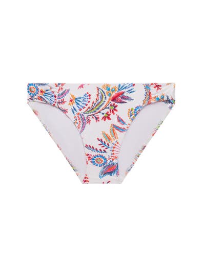Lauren Ralph Lauren Bikini Bottom Women's 14 White Twist Side Swimwear JZZ884