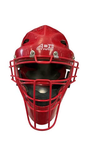Used AD STARR Catchers Helmet w/Mask Red SM 11859-S000028095