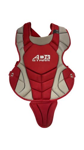 Used AD STARR Catchers Chest Protector Red Junior 11859-S000028094