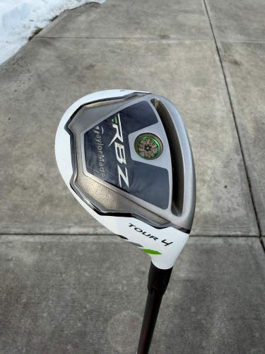 Taylormade Rocketballz Tour 4 Hybrid 21.5 Matrix Ozik Stiff Flex 40.5 +HC NICE