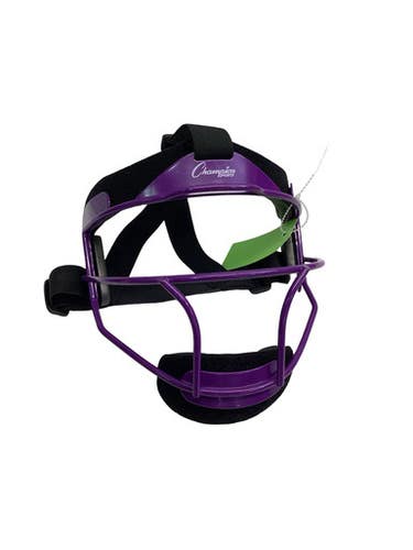 Used Champion Sports PURPLE MASK BB/SB Fielders Mask Purple One Size 11347-S000262924