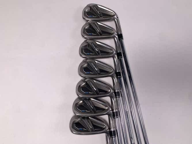 TaylorMade SIM2 MAX OS Iron Set 5-PW+AW Elevate VSS 95g Regular Steel Mens RH