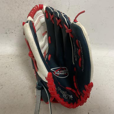 Used Rawlings Players Series WPL110NWS Baseball Glove RH Throw White/Royal/Red 11" 11855-S000198677