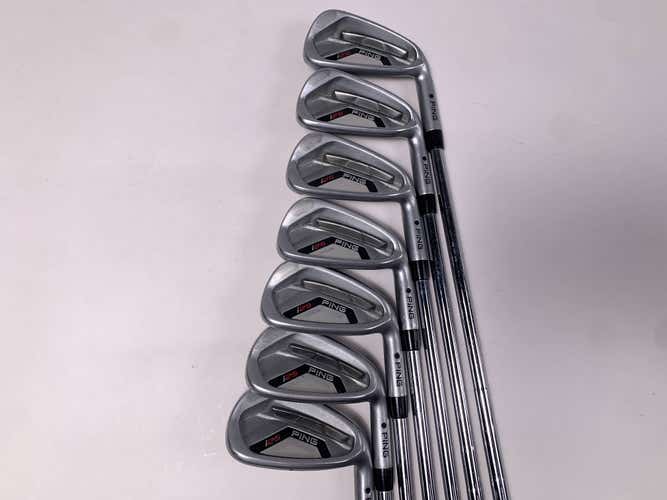 Ping i25 Iron Set 4-PW Black Dot CFS Stiff Steel Mens RH Midsize Grips