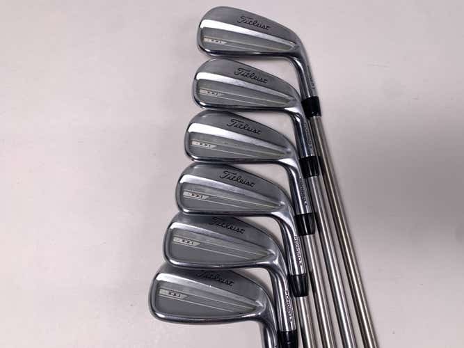 Titleist T100 2023 Iron Set 4-9 KBS Tour C-Taper 120g Stiff RH Midsize Grips