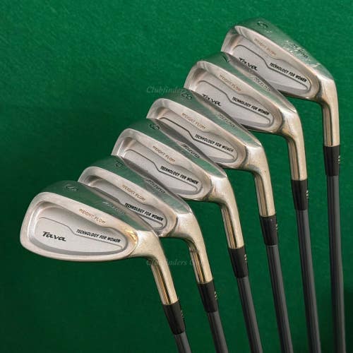 Lady Mizuno Tava M37 6-PW,SW Iron Set Factory Lightweight Graphite Ladies