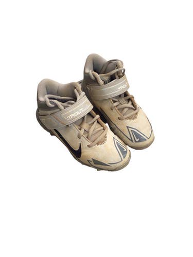 Used Nike TROUT BB/SB Cleats Grey Youth 13.0 11760-S000087168