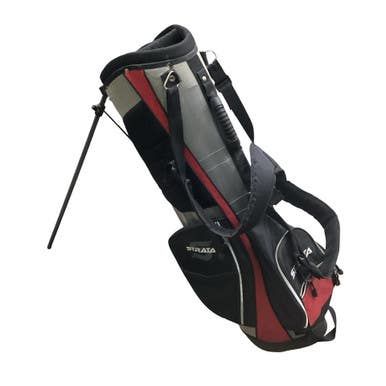 Used Strata STAND BAG Mens Stand Bag Black And Red 11760-S000087175