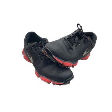 Used Nike Mens Golf Shoes Black And Red Senior 9.5 11760-S000087176