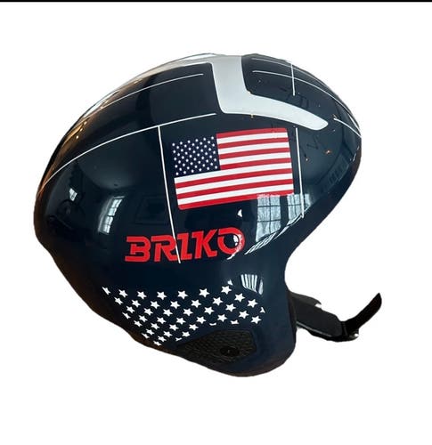 BRIKO Vulcano 2.0 USA Ski Race Helmet 22113QW NEW BOXED