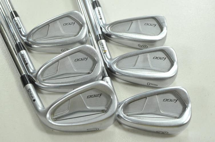 Ping i200 6-W,UW Iron Set Stiff Flex Black Dot Right XP 95 S300 Steel # 210392