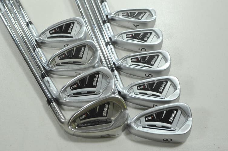 Ping i20 4-W,UW,SW Iron Set Regular Flex White Dot Right CFS Steel # 210454