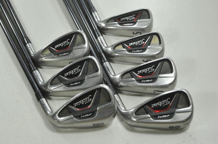 Titleist 712 AP1 5-PW,W Iron Set Regular Flex Right Tour AD 65g Graphite #210435