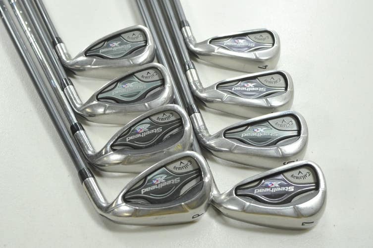 Callaway Steelhead XR 4-PW,AW Iron Set Stiff RH Fujikura Pro 95 Graphite #210226