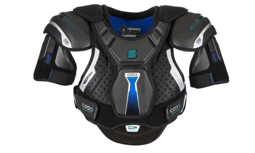 NEW Sherwood Code Encrypt 1 Hockey Player Shoulder Pads (Senior XL)