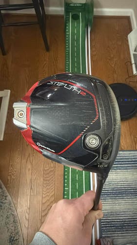 Men's 2023 TaylorMade Stealth 2 Right Handed Driver Stiff Flex 10.5 Loft (Used)