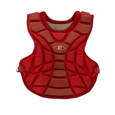 Used Easton NATURAL Catchers Chest Protector Red Intermed 11406-S000108708