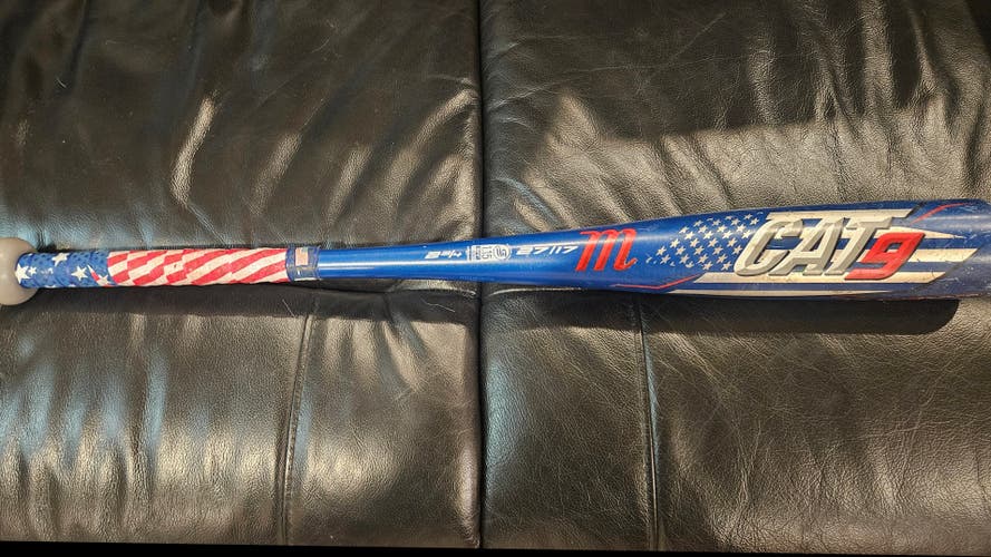 2021 Marucci CAT9 Alloy USSSA Certified Bat (-10) 17 oz 27" (Used)