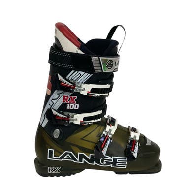 Used Lange RX 120 Mens DH Ski Boot Black 275 MP - M09.5 - W10.5 11406-S000108938