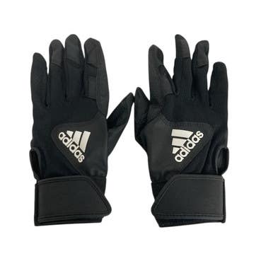 Used Adidas BB/SB Batting Gloves Black MD 11406-S000108336