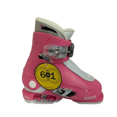 Used Roces IDEA UP Girls DH Ski Boot Pink 160 MP - Y09 11406-S000108349
