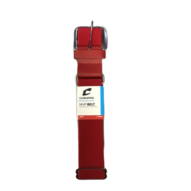 New MVP Baseball Belt Red Adult 11730-CHPA062SC