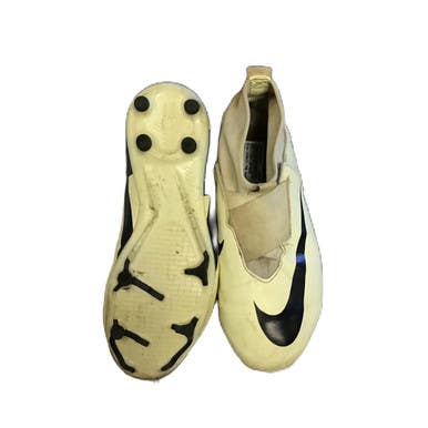 Used Nike Mercurial Superfly 9 Academy Youth FG Soccer Cleats White Junior 06 11730-S000069324