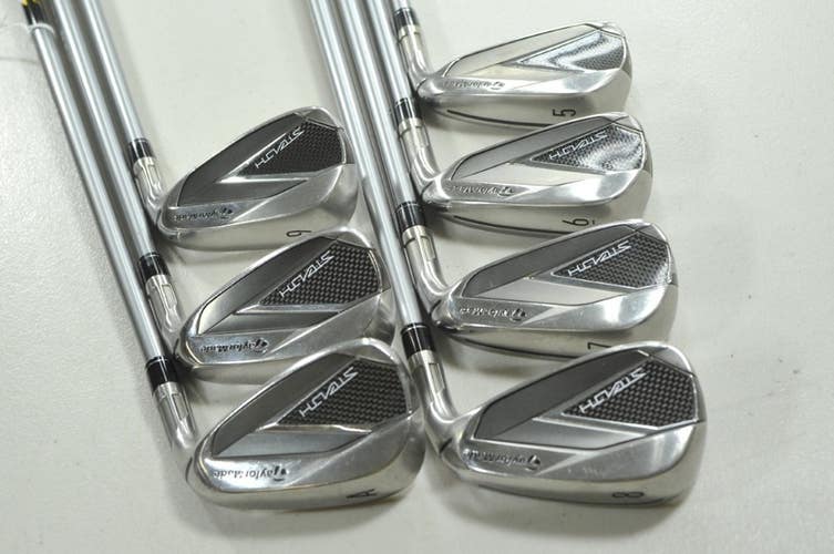 TaylorMade Stealth 5-PW,AW Iron Set Regular Flex Right 50g Graphite # 210280