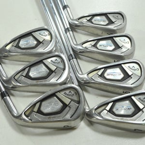 Callaway Rogue 4-PW Iron Set Stiff Flex Right XP 95 ST15 S300 Steel # 210250