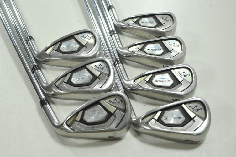 Callaway Rogue 4-PW Iron Set Stiff Flex Right XP 95 ST15 S300 Steel # 210250