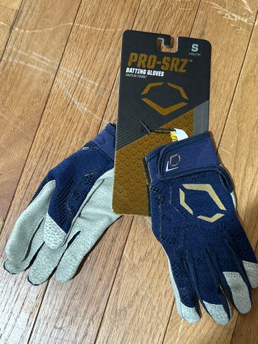 Youth Small EvoShield Pro-SRZ Batting Gloves (New)