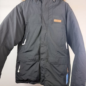 Columbia Marquam Peak Insulated Hooded Parka Coat Men's Largre Black NWT
