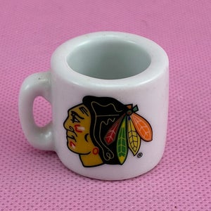 Mini Ceramic Chicago Blackhawks Mug ADD ON