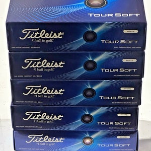 Titleist Tour Soft Prior Generation Golf Balls - White - 6 Dozen NEW!