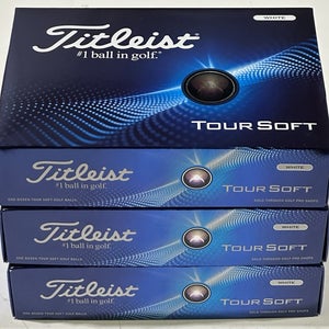 Titleist Tour Soft Prior Generation Golf Balls - White - 3 Dozen NEW!