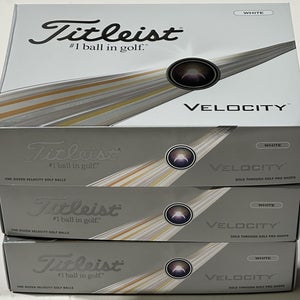 Titleist Velocity Prior Generation Golf Balls - White - 3 Dozen NEW!