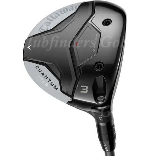 NEW Callaway Quantum Max D 15 Fairway 3 Wood Denali Frost 60g 5.5 Regular w/HC