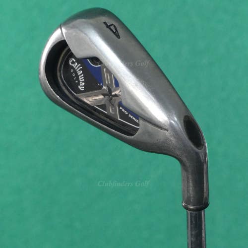 Callaway X-18 Pro Series Single 4 Iron True Temper Dynamic Gold S300 Steel Stiff