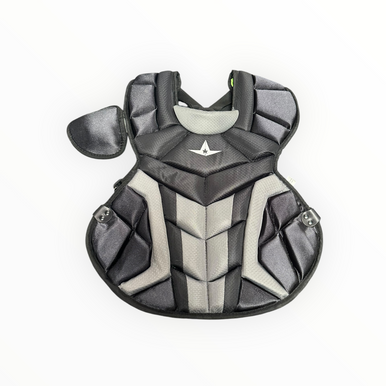 Used All-Star S7 AXIS CP1216S7X Catchers Chest Protector Black Adult 11375-S000373819