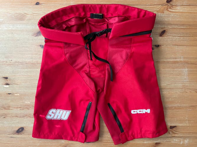 NCAA SHU Medium CCM PPPTKC Tacks Girdle Shell Pro Stock (Used) Sacred Heart University